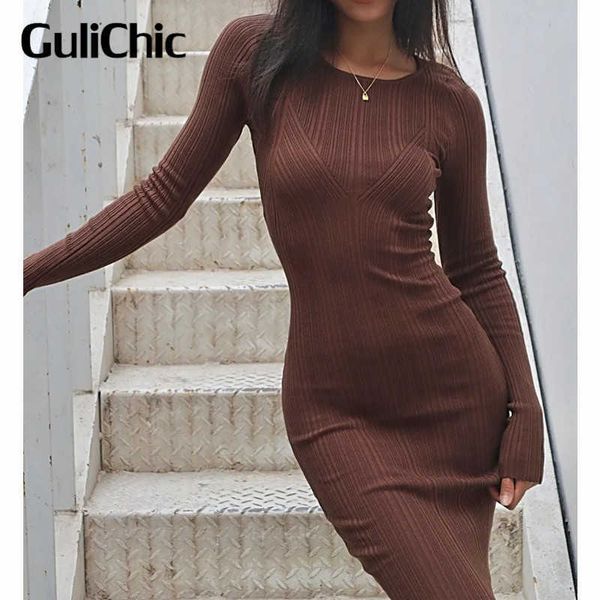 party dresses 8.20 gulichic women knitted dress o-neck solid color long sleeve collect waist skinny midi dress t220930, White;black
party dresses 8.20 gulichic women knitted dress o-neck solid color long sleeve collect waist skinny midi dress t220930, White;black