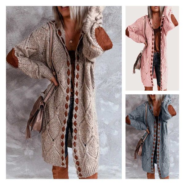 ms. sweater 2022 spring dress new splice hooded patch knitwear long sleeve cardigan coat women's 10 color, White;black
ms. sweater 2022 spring dress new splice hooded patch knitwear long sleeve cardigan coat women's 10 color, White;black
