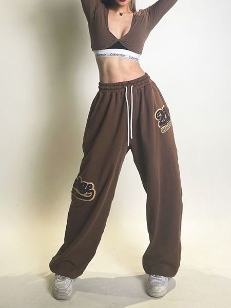 women s pants s qweek y2k brown jogging sweatpant harajuku hip hop kpop baggy track oversized streetwear hippie wide leg sports 220930, Black;white
women s pants s qweek y2k brown jogging sweatpant harajuku hip hop kpop baggy track oversized streetwear hippie wide leg sports 220930, Black;white