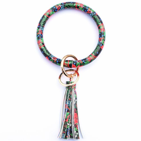 keychains christmas pure leather key ring creative bracelet pu pendant fashion multiple styles sun flower flag pattern wrapwristlet round, Silver
keychains christmas pure leather key ring creative bracelet pu pendant fashion multiple styles sun flower flag pattern wrapwristlet round, Silver