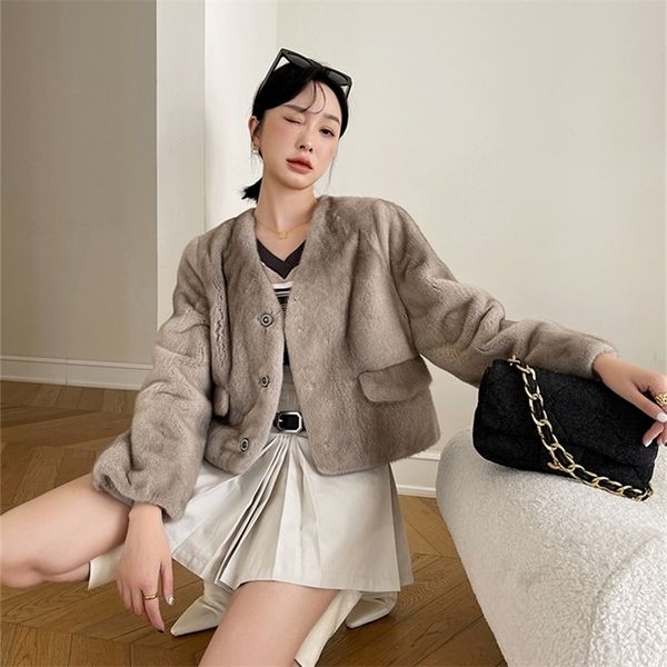 womens fur faux hdhohr natural mink coat real outwear park with female warm winter jacket 220930, Black
womens fur faux hdhohr natural mink coat real outwear park with female warm winter jacket 220930, Black