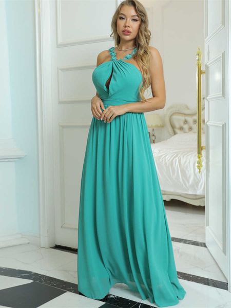 party dresses mandylandy women elegant evening party dress fashion female sleeveless o neck halter high waist corset long maxi dress t220930, White;black
party dresses mandylandy women elegant evening party dress fashion female sleeveless o neck halter high waist corset long maxi dress t220930, White;black