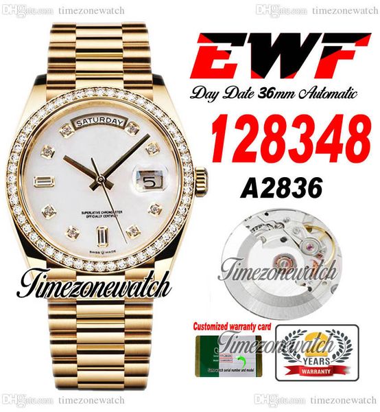 ewf 36 daydate 128348 a2836 automatic mens watch yellow gold diamonds bezel mop diamond dial oystersteel bracelet same serial card super edi, Slivery;brown
ewf 36 daydate 128348 a2836 automatic mens watch yellow gold diamonds bezel mop diamond dial oystersteel bracelet same serial card super edi, Slivery;brown