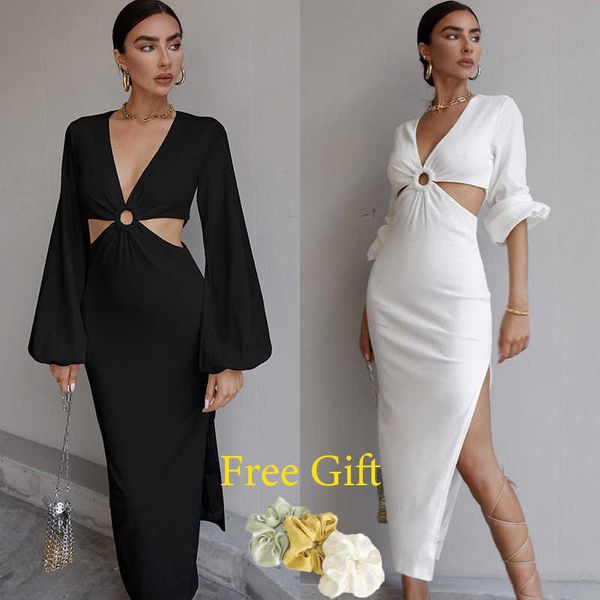 party dresses 2022 dress women autumn white elegant evening club party maxi ladies y2k slim waistless long black dresses robe vestido t22093, White;black
party dresses 2022 dress women autumn white elegant evening club party maxi ladies y2k slim waistless long black dresses robe vestido t22093, White;black