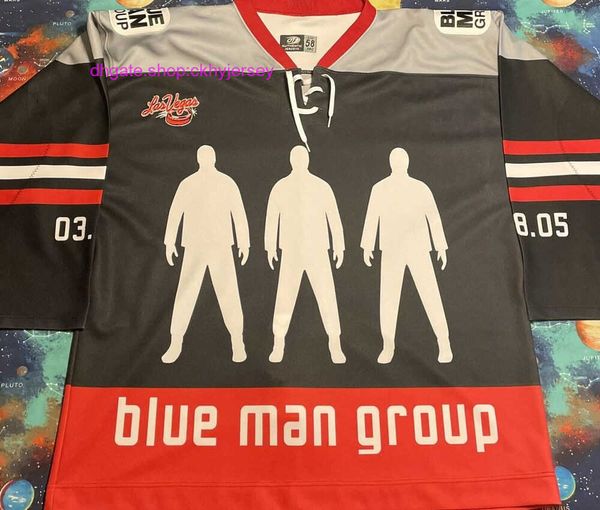 new stitched authentic rare retro echl las vegas wranglers blue man group hockey jersey mens kids throwback jerseys, Black
new stitched authentic rare retro echl las vegas wranglers blue man group hockey jersey mens kids throwback jerseys, Black