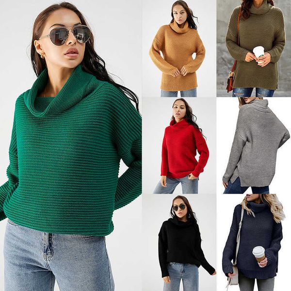 ms. sweater autumn and winter fashionable new product solid color knitting high collar long sleeve hem split pullover middle 27930, White;black
ms. sweater autumn and winter fashionable new product solid color knitting high collar long sleeve hem split pullover middle 27930, White;black