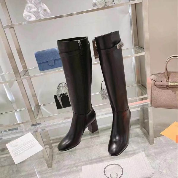 2022 fashion luxury heels women boot square toes genuine leather button high heeled coarse heel .5cm shoes lady shoe large size us11 35-41, Black
2022 fashion luxury heels women boot square toes genuine leather button high heeled coarse heel .5cm shoes lady shoe large size us11 35-41, Black