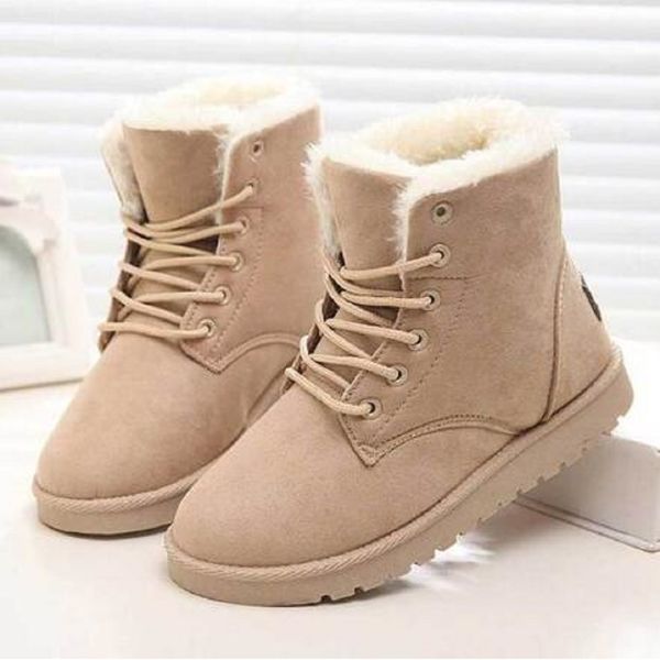 women boots winter warm snow boots womens lady faux suede ankle boot for female trainer botas mujer plush shoes woman, Black
women boots winter warm snow boots womens lady faux suede ankle boot for female trainer botas mujer plush shoes woman, Black