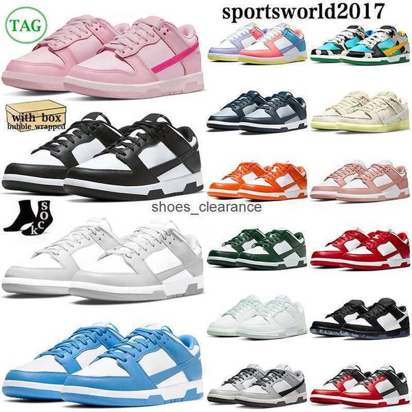 Image of Casual Shoes Mens Trainers Designer Sneakers Triple Pink White Black Unc Grey Fog Team Green Syracuse Sail Womens Outdoor With Panda Men
