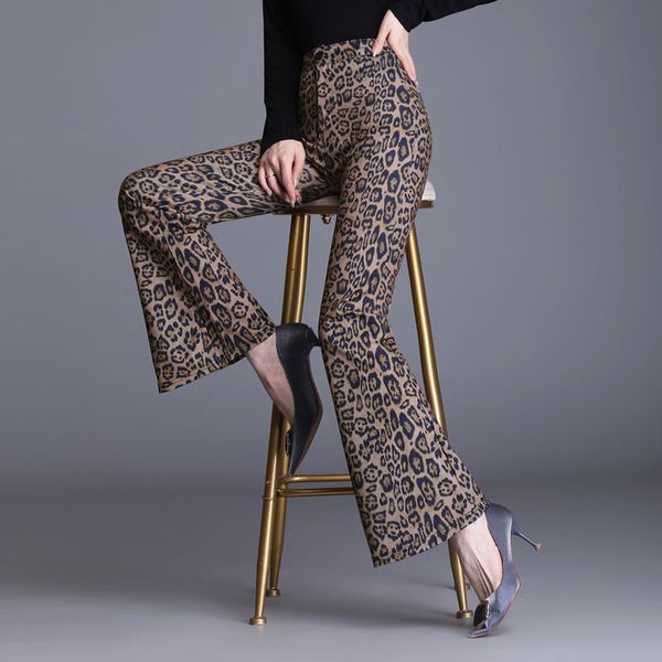 women s pants s vintage fashion leopard print flare high waist elastic band slim y2k elegant women spring autumn casual wide leg trousers 22, Black;white
women s pants s vintage fashion leopard print flare high waist elastic band slim y2k elegant women spring autumn casual wide leg trousers 22, Black;white