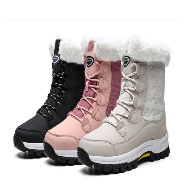 woman women's ankle boots warm snow boots winter shoes for women waterproof padded sneakers winter zapatos para mujer, Black
woman women's ankle boots warm snow boots winter shoes for women waterproof padded sneakers winter zapatos para mujer, Black