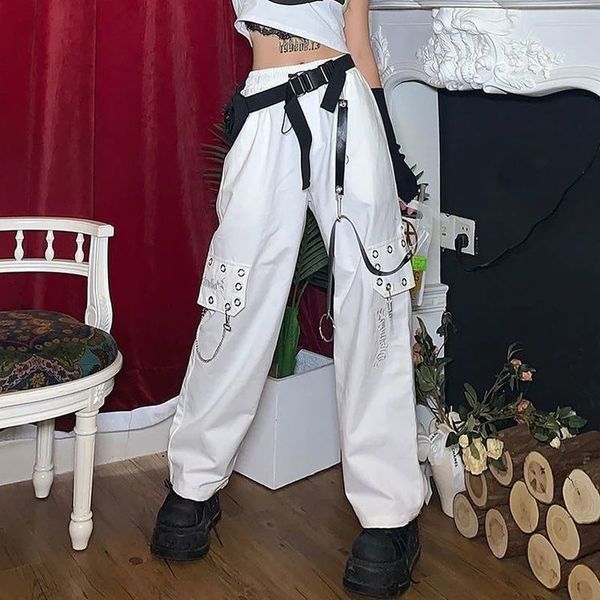 women s pants s letter embroidered cargo women gothic loose streetwear y2k casual hip hop high waist wide leg 220930, Black;white
women s pants s letter embroidered cargo women gothic loose streetwear y2k casual hip hop high waist wide leg 220930, Black;white