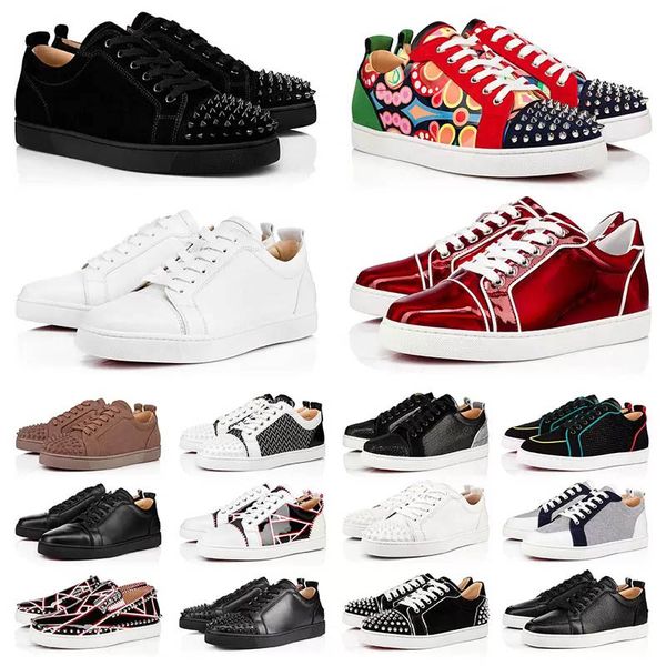 2022 men's designer shoes red bottom lefu shoes riveted casual shoes men's women's fashion sneakers training shoelace box siz, Black
2022 men's designer shoes red bottom lefu shoes riveted casual shoes men's women's fashion sneakers training shoelace box siz, Black