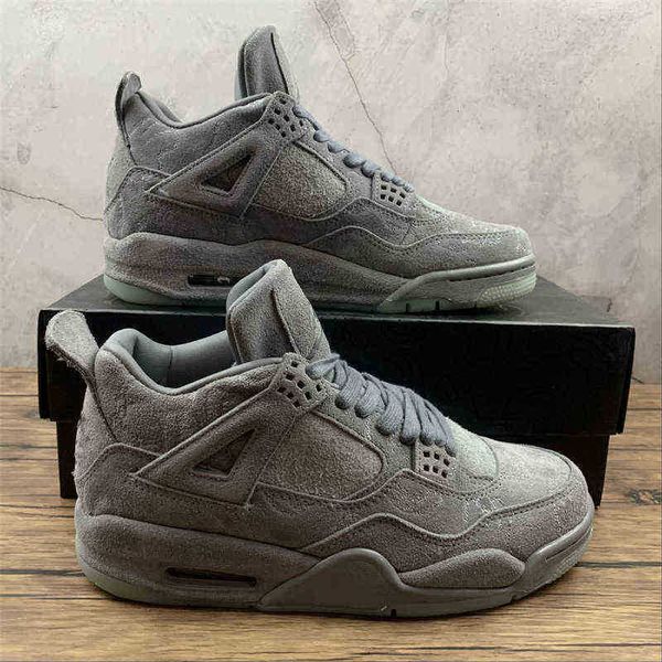 4 4s mens outdoor shoes jumpman iv grey suede sports sneakers size us7-13, Black
4 4s mens outdoor shoes jumpman iv grey suede sports sneakers size us7-13, Black
