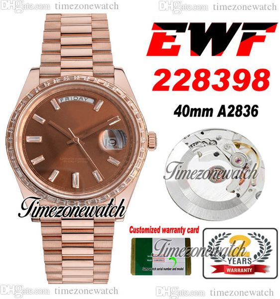 ewf v2 daydate 228398 a2836 automatic mens watch rg diamonds bezel brown baguette diamond dial president bracelet same serial card super edi, Slivery;brown
ewf v2 daydate 228398 a2836 automatic mens watch rg diamonds bezel brown baguette diamond dial president bracelet same serial card super edi, Slivery;brown
