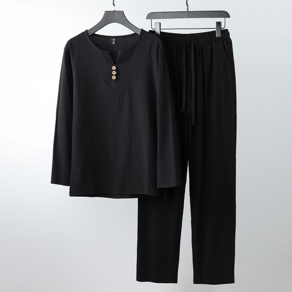 men's tracksuits chinese style summer linen suit men's middleaged and elderly loose dad summer short sleeve grandpa cotton and lin, Gray
men's tracksuits chinese style summer linen suit men's middleaged and elderly loose dad summer short sleeve grandpa cotton and lin, Gray