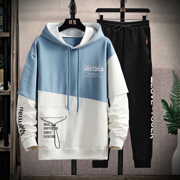 men's tracksuits men tracksuit casual patchwork sleeve streetwear mens hip hop outfits set hoodiepant two piece sets fashion running sp, Gray
men's tracksuits men tracksuit casual patchwork sleeve streetwear mens hip hop outfits set hoodiepant two piece sets fashion running sp, Gray