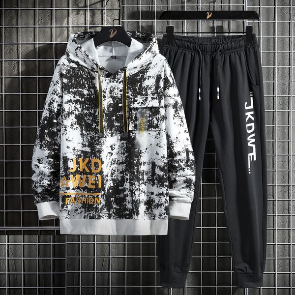 men's tracksuits spring autumn men's tracksuit hoodiesweatpants fashion two pieces set hip hop streetwear sports suit harajuku pri, Gray
men's tracksuits spring autumn men's tracksuit hoodiesweatpants fashion two pieces set hip hop streetwear sports suit harajuku pri, Gray