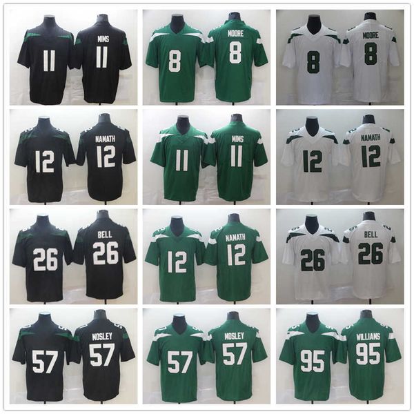 football new york''jets''new jerseys 8 elijah moore 12 joe namath mike white denzel mims bell c.j. mosley quinnen, Black;red
football new york''jets''new jerseys 8 elijah moore 12 joe namath mike white denzel mims bell c.j. mosley quinnen, Black;red