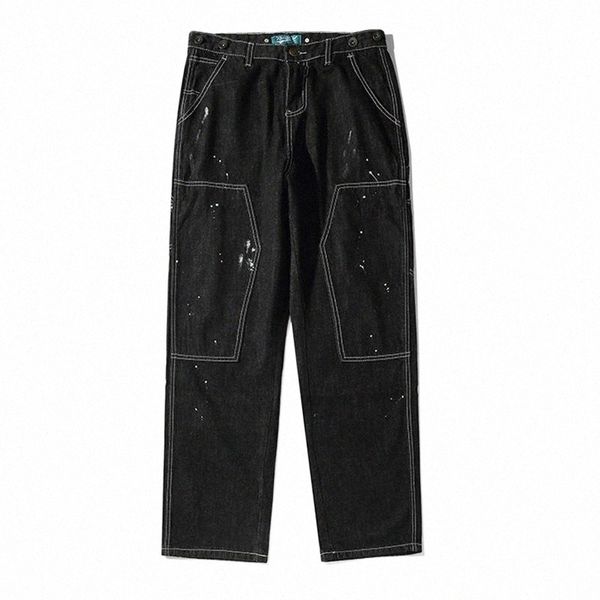 men's ink-splashing printed jeans european and american fashion brand hip-hop loose straight leg lazy wide trousers s1h1#, Blue
men's ink-splashing printed jeans european and american fashion brand hip-hop loose straight leg lazy wide trousers s1h1#, Blue
