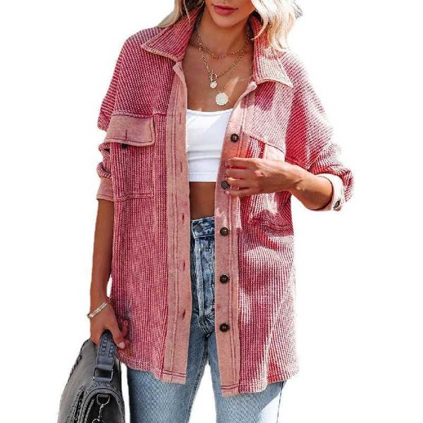 women's knitwear 2022 autumn and winter street trendsetter lapel single row mouth long sleeve sweater coat, White
women's knitwear 2022 autumn and winter street trendsetter lapel single row mouth long sleeve sweater coat, White