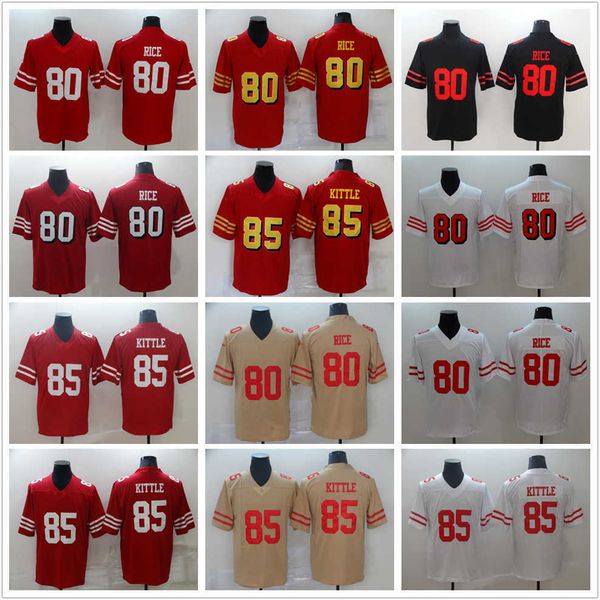 football san francisco''49ers''new jerseys 80 jerry rice 85 george kittle stitched jersey, Black;red
football san francisco''49ers''new jerseys 80 jerry rice 85 george kittle stitched jersey, Black;red