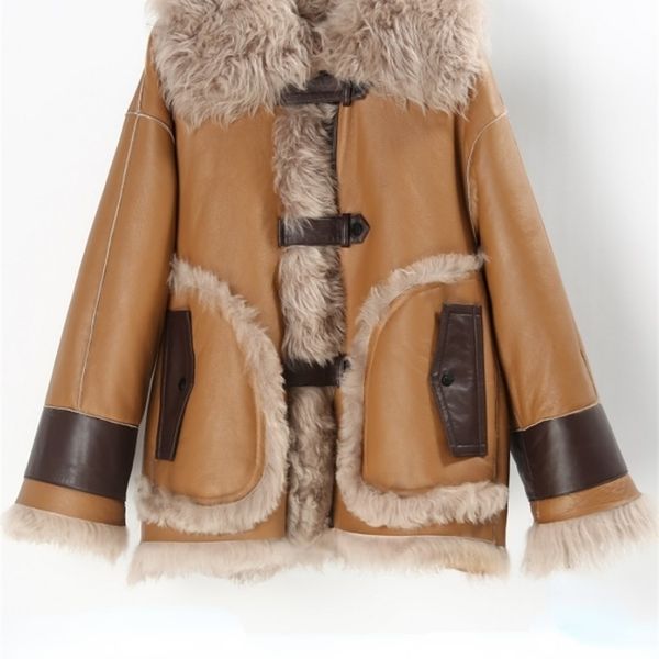 womens fur faux fur bluenessfair fashion real natural wool winter jacket women coat doublefaced fur genuine leather warm locomotive outerwea, Black
womens fur faux fur bluenessfair fashion real natural wool winter jacket women coat doublefaced fur genuine leather warm locomotive outerwea, Black