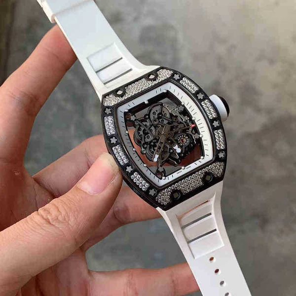 watches wristwatch luxury richa milles designer rm055 business leisure carbon fiber diamond inlaid men's automatic mechanical watch hol, Slivery;golden
watches wristwatch luxury richa milles designer rm055 business leisure carbon fiber diamond inlaid men's automatic mechanical watch hol, Slivery;golden