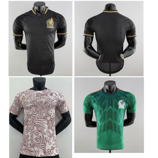 player version 2022 mexico soccer jersey home away 22 23 football shirt sets uniforms, Black;yellow
player version 2022 mexico soccer jersey home away 22 23 football shirt sets uniforms, Black;yellow