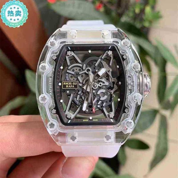 watches wristwatch designer men's business transparent automatic mechanical richa watch fashion trend hollow out rubber milles luminous, Slivery;golden
watches wristwatch designer men's business transparent automatic mechanical richa watch fashion trend hollow out rubber milles luminous, Slivery;golden