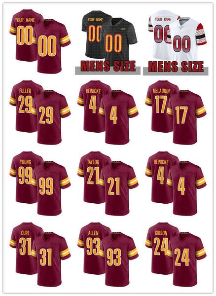 football jerseys custom men washington''commanders''17 terry mclaurin 99 chase young 5 jahan dotson 24 antonio gibson 21, Black;red 
football jerseys custom men washington''commanders''17 terry mclaurin 99 chase young 5 jahan dotson 24 antonio gibson 21, Black;red