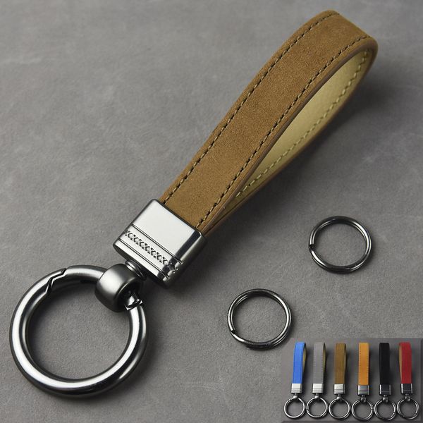 gipyon genuine leather keychain matte first layer cowhide car keyring men's women's small gifts, Silver
gipyon genuine leather keychain matte first layer cowhide car keyring men's women's small gifts, Silver