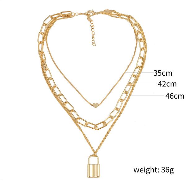 ins multi-layer necklace pendant jewelry necklaces titanium steel love pendants clover man chain saturn luxury chains heart designer for wom, Silver
ins multi-layer necklace pendant jewelry necklaces titanium steel love pendants clover man chain saturn luxury chains heart designer for wom, Silver