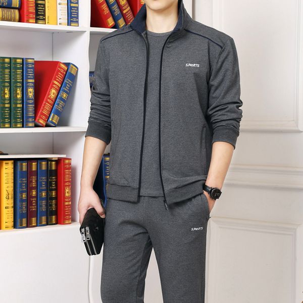 men's tracksuits men's running sets sport suit sportswear sweatshirt sweatpants mens clothing 2pcs3pcs sets tracksuit jogging suit, Gray
men's tracksuits men's running sets sport suit sportswear sweatshirt sweatpants mens clothing 2pcs3pcs sets tracksuit jogging suit, Gray