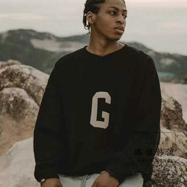 men's hoodies & fear god season main street baseball flocking printed long sleeve sweater, Black
men's hoodies & fear god season main street baseball flocking printed long sleeve sweater, Black
