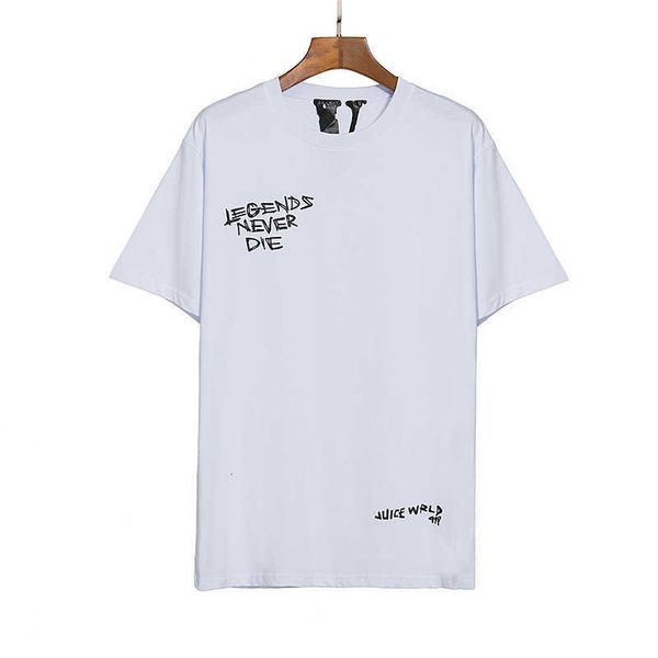 men's t-shirts high street european version vl painted black figure big v popular men and women's casual short sleeve t-shirt, White;black
men's t-shirts high street european version vl painted black figure big v popular men and women's casual short sleeve t-shirt, White;black