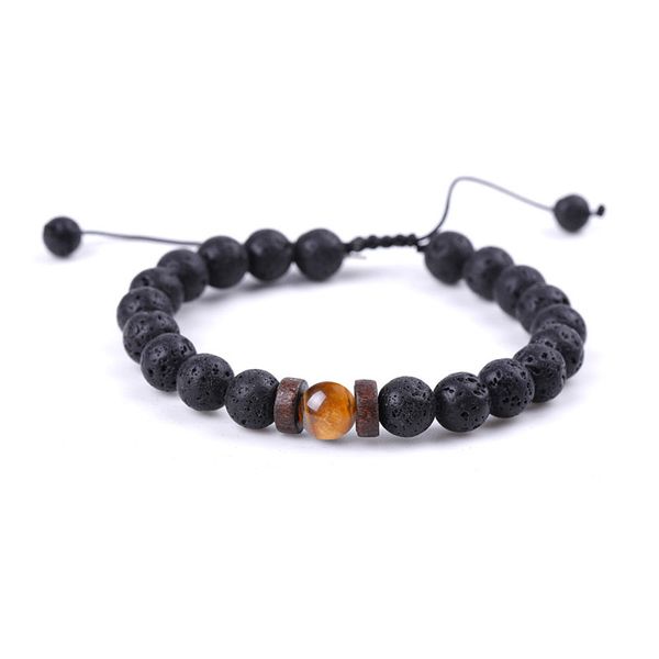 8mm natural lava stone handmade rope braided charm bracelets for men women lover adjustable beaded party club jewelry, Golden;silver
8mm natural lava stone handmade rope braided charm bracelets for men women lover adjustable beaded party club jewelry, Golden;silver