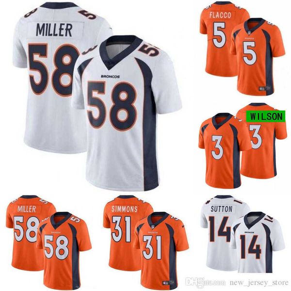 football denver''broncos''jerseys 58 von miller 3 wilson 14 sutton 31 simmons 5 joe flacco, Black;red
football denver''broncos''jerseys 58 von miller 3 wilson 14 sutton 31 simmons 5 joe flacco, Black;red