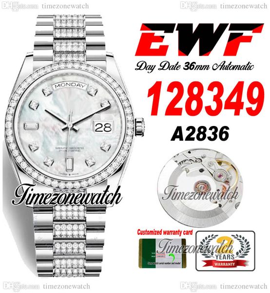 ewf daydate 36mm 128349 a2836 automatic mens watch diamonds case mop diamonds dial diamond oystersteel bracelet same serial card super editi, Slivery;brown
ewf daydate 36mm 128349 a2836 automatic mens watch diamonds case mop diamonds dial diamond oystersteel bracelet same serial card super editi, Slivery;brown