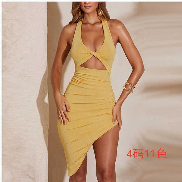 casual dress 2022 fashion womens summer vneck hanging neck hollow pleated buttock, Black;gray
casual dress 2022 fashion womens summer vneck hanging neck hollow pleated buttock, Black;gray