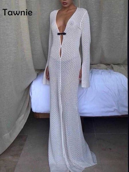 party dresses tawnie 2022 summer y2k beach holiday maxi dress women sext v neck hollow out party long sleeve see through dresses outfits t22, White;black
party dresses tawnie 2022 summer y2k beach holiday maxi dress women sext v neck hollow out party long sleeve see through dresses outfits t22, White;black