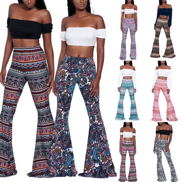 women s pants s summer women high waist stretch print trousers wide leg loose fitting flared bottom casual leggings 220930, Black;white
women s pants s summer women high waist stretch print trousers wide leg loose fitting flared bottom casual leggings 220930, Black;white