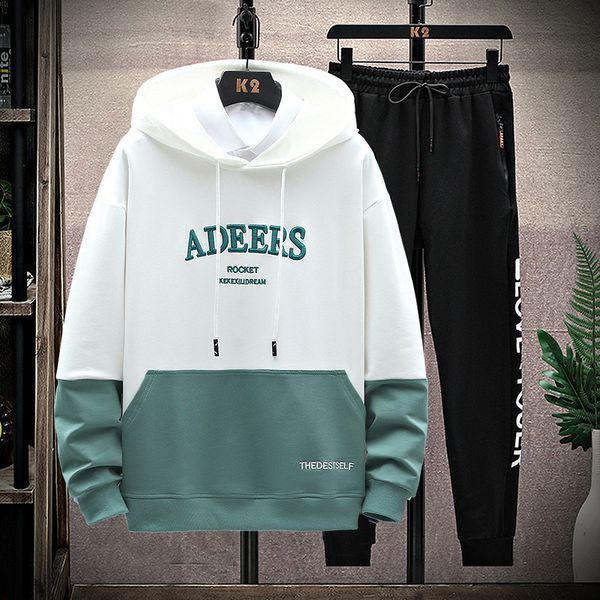 men's tracksuits autumn winter men's hooded sweatshirts suit korean style long sleeve hoodiepants tracksuits fashion streetwear tw, Gray
men's tracksuits autumn winter men's hooded sweatshirts suit korean style long sleeve hoodiepants tracksuits fashion streetwear tw, Gray