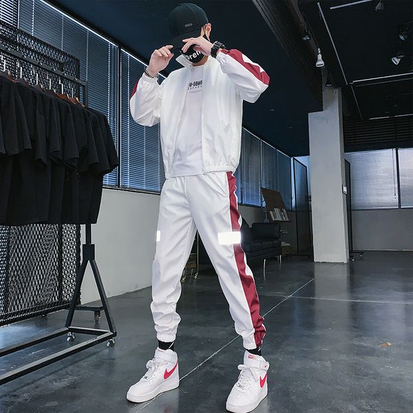 men's tracksuits spring and autumn men's suit jacket casual fashion loose men's clothing mens clothes tracksuit men outfit se, Gray
men's tracksuits spring and autumn men's suit jacket casual fashion loose men's clothing mens clothes tracksuit men outfit se, Gray