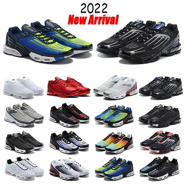 with box designer tn plus 3 running shoes triple black hyper violet deep parachute ghost green laser blue white aquamarine wolf grey color
with box designer tn plus 3 running shoes triple black hyper violet deep parachute ghost green laser blue white aquamarine wolf grey color