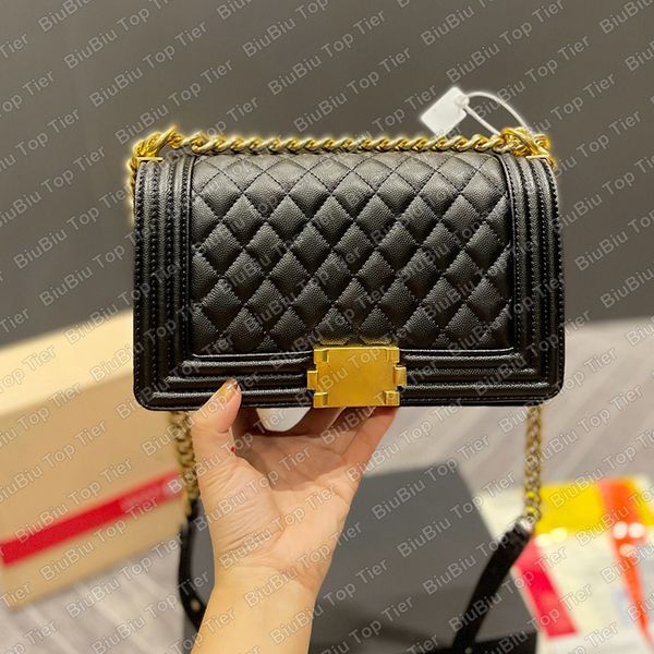 10a tier quality boy bags 25cm chain flap quilted bag luxury designer women calfskin caviar leather shoulder bag crossbody handbag wallet cl
10a tier quality boy bags 25cm chain flap quilted bag luxury designer women calfskin caviar leather shoulder bag crossbody handbag wallet cl