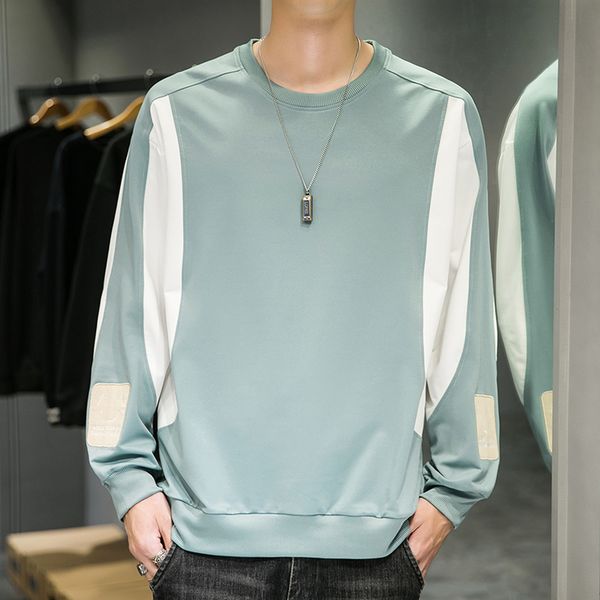 korean fashion crew sweatshirt men spring and autumn casual men high street clothes patchwork stripe pattern, Black
korean fashion crew sweatshirt men spring and autumn casual men high street clothes patchwork stripe pattern, Black