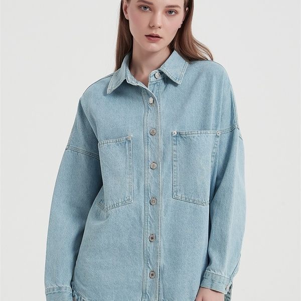 women's jackets wixra women denim jacket loose turn down collar femme casual classic jeans colthes autumn all-match outwear coats 22093, Black;brown
women's jackets wixra women denim jacket loose turn down collar femme casual classic jeans colthes autumn all-match outwear coats 22093, Black;brown