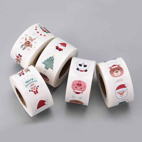 christmas adhesive sticker for party decoration 500 pcs 1 inch 2.5cm labels per roll 1223185
christmas adhesive sticker for party decoration 500 pcs 1 inch 2.5cm labels per roll 1223185