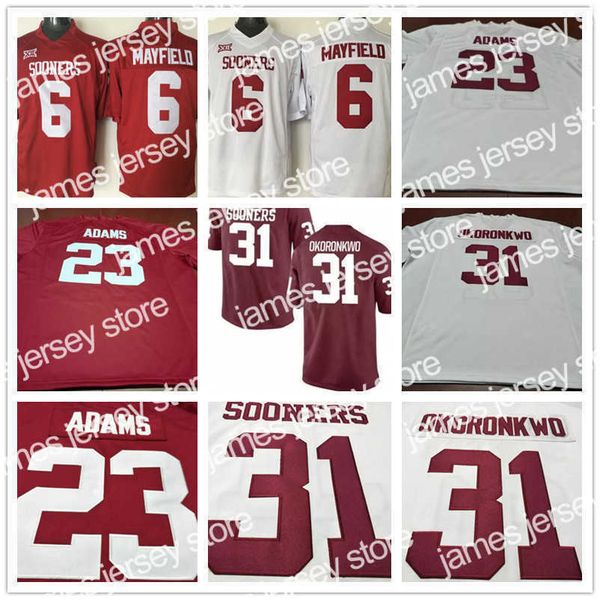 football jerseys oklahoma sooners college football jerseys 6 baker mayfield 23 abdul adams 31 ogbonnia okoronkwo red white stitched mens wom, Black;red
football jerseys oklahoma sooners college football jerseys 6 baker mayfield 23 abdul adams 31 ogbonnia okoronkwo red white stitched mens wom, Black;red
